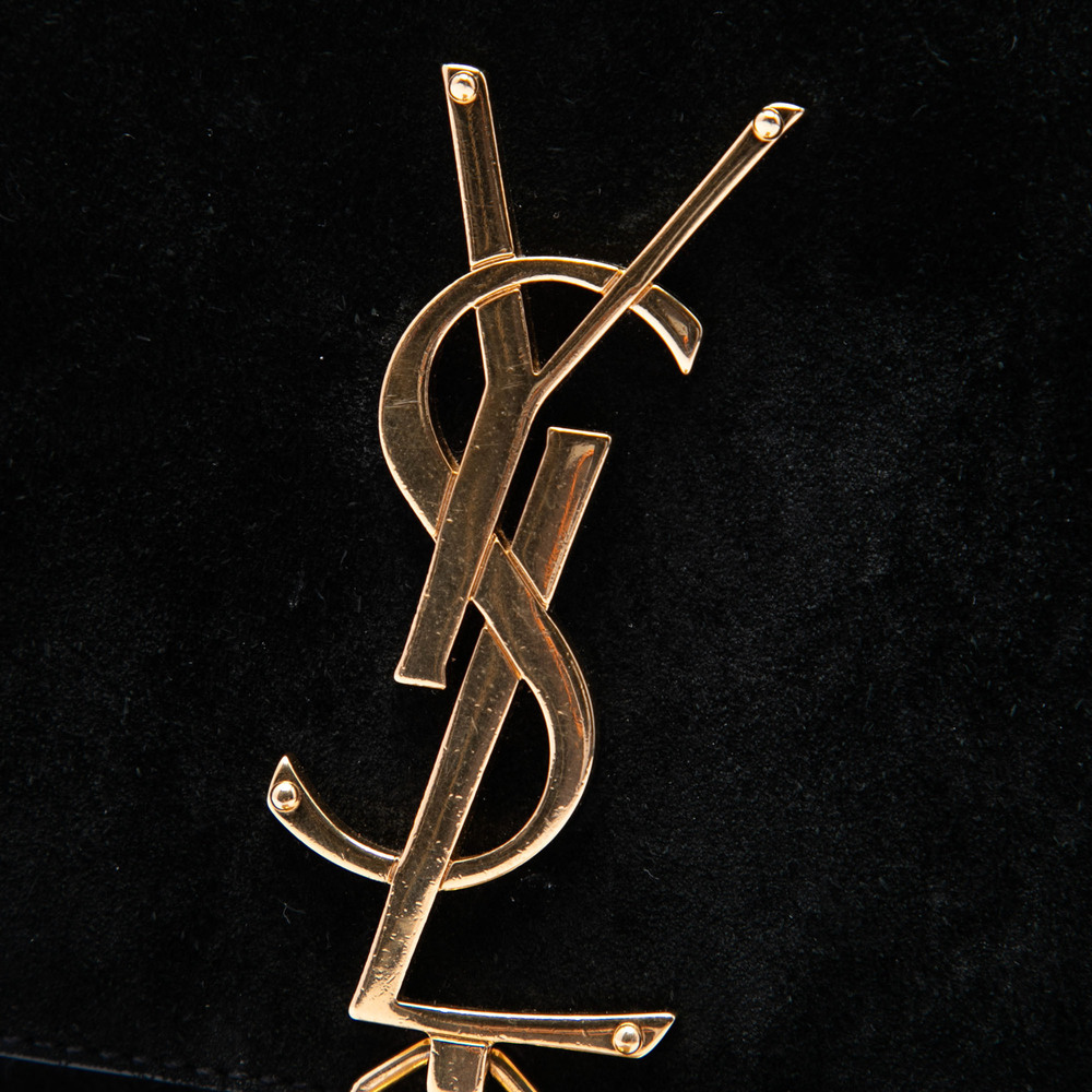 Pre-Loved Saint Laurent Small Suede Monogram Kate Tassel Crossbody - Picture 5 of 8